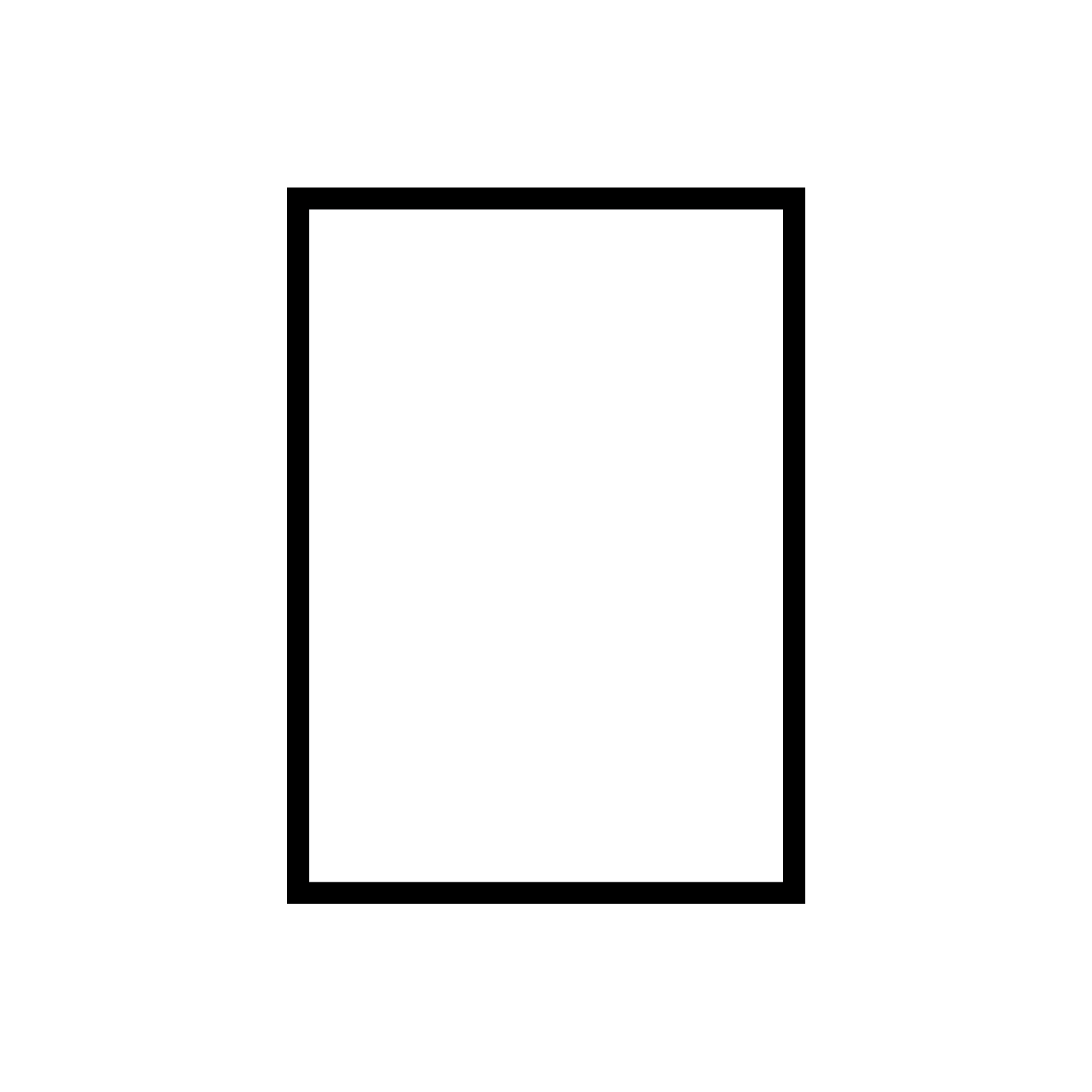 Invitation size